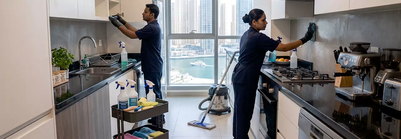 Move-Out Kitchen Cleaning in Dubai