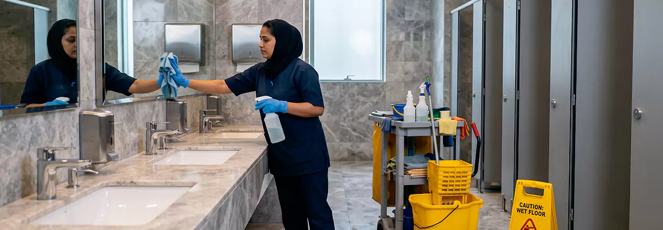 Office Restroom Cleaning in Ajman