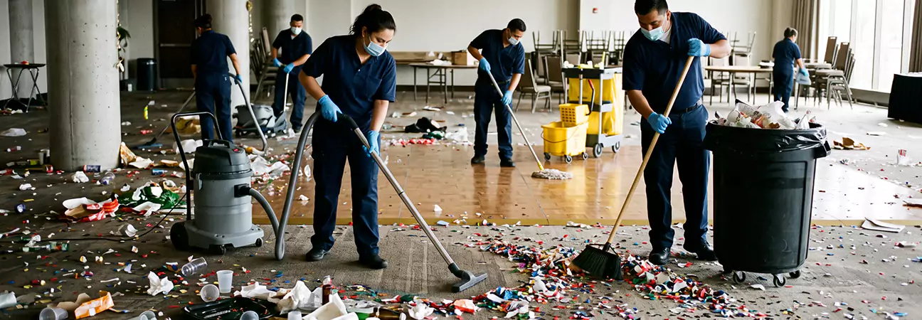 After the Event Cleaning Service in Dubai
