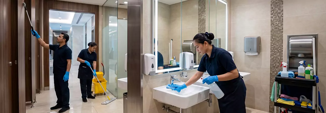 Restroom Cleaning Services for Commercial Properties in Ajman, UAE