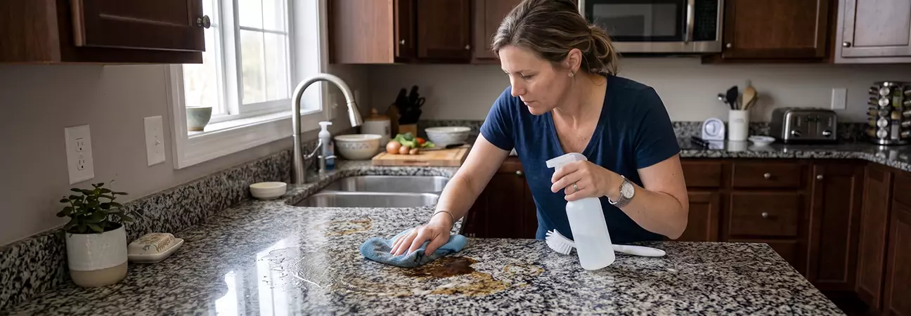 Kitchen Countertop Stain Removal in UAE