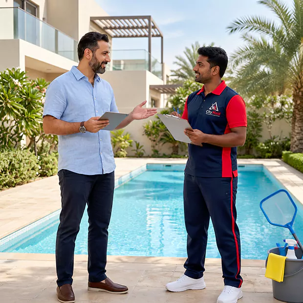 Why Pool Owners in Victory Heights, UAE Choose City Maid?