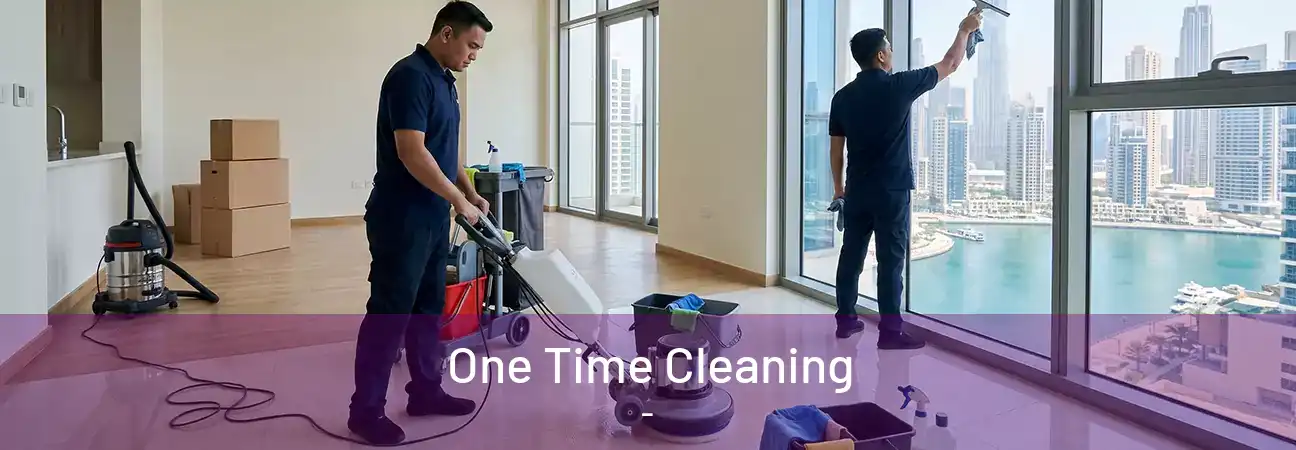One Time Cleaning -
