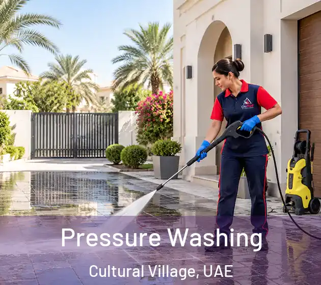 Pressure Washing Cultural Village, UAE
