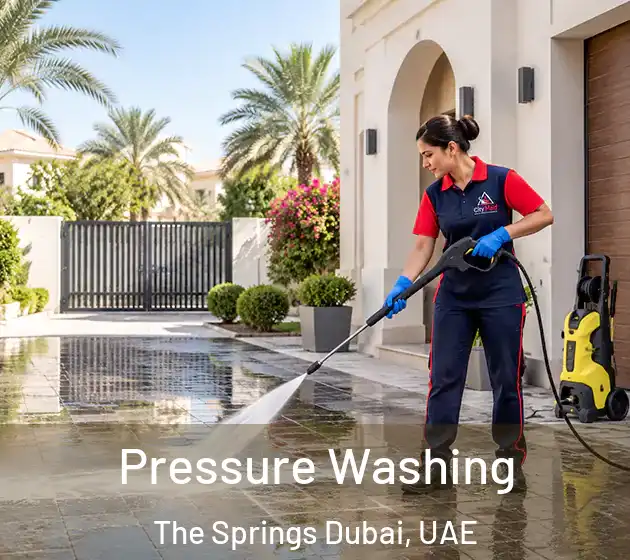 Pressure Washing The Springs Dubai, UAE