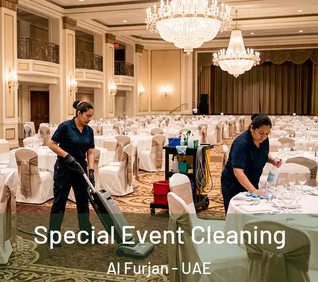 Special Event Cleaning Al Furjan - UAE