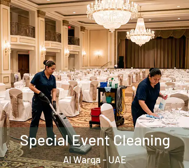 Special Event Cleaning Al Warqa - UAE