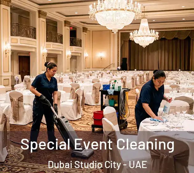 Special Event Cleaning Dubai Studio City - UAE