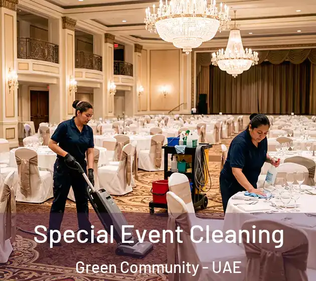 Special Event Cleaning Green Community - UAE