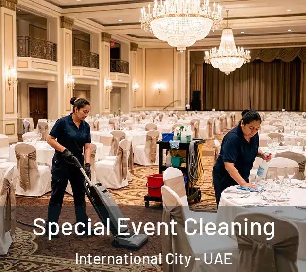  Special Event Cleaning International City - UAE