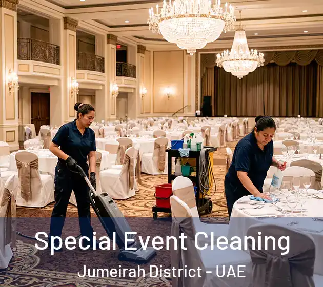 Special Event Cleaning Jumeirah District - UAE