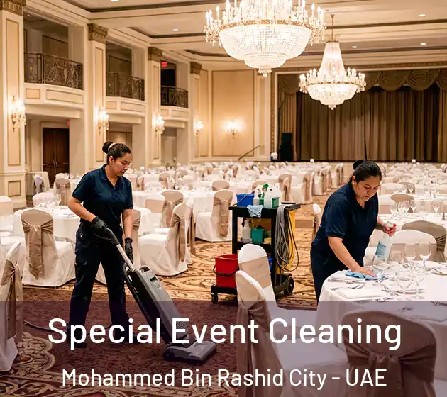 Special Event Cleaning Mohammed Bin Rashid City - UAE